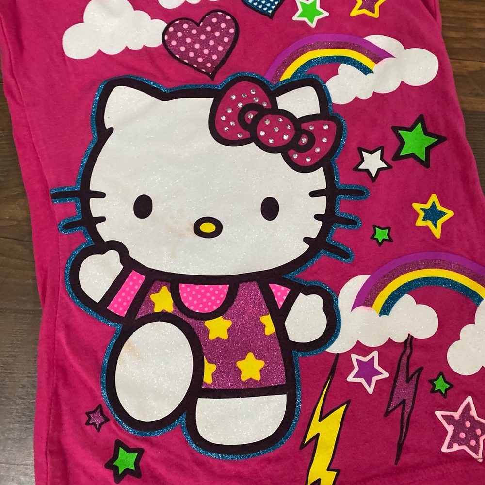 Sanrio Hello Kitty Pink Graphic T-Shirt - Picture 2 of 4